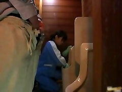 Real real asian maintenance worker ambles part1