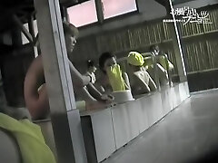 Asian girls are staying under the flows of shower water dvd 03241