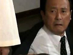 Pregnant Japanese milf hairy clit nailed in the guest room