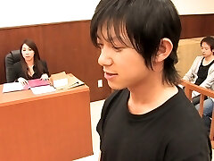 The suspect manages to fuck his wifey in court to show his purity