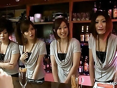 Swinger Sex Orgy with Petite Asian Teenies in Japanese Club