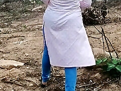 Risky Quick Public Sex in jungle with big tits girlfriend