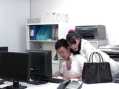 Rei Kitajima : A Fat Breasted Office Lady Pummels Her Colleagues - Part.1