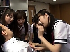 Japanese Blazor Uniform Schoolgirl Getting Her Pussy Boink