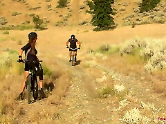 She flashes her trimmed Asian honeypot for him to eat it and cum-shot on it