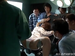 Minami Kojima gets her Chinese twat played to orgasm by a few dudes Minami Kojima gets her Chinese twat played to orgasm by a few dudes