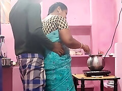 My wifey was very hot and I squeezed her milk cans and rubbed her cootchie. I put my cock inside her pussy and had bang-out with her