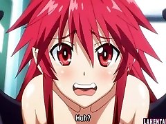 Anime Porn ginger-haired gets fucked by three guys