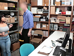 Latina teen tried to deceive the shop and got punished Latina teen tried to deceive the shop and got punished