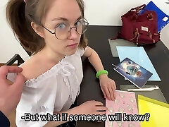 Russian school girl is punished for cheating her teacher