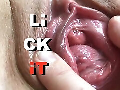 Cum twice in tight cunny and clean up after himself. Internal Ejaculation eating. Close-up.