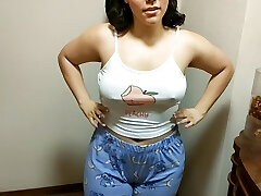 Neighbor surprises big ass Milf and helps her with her "back agony". Neighbor surprises big ass Milf and helps her with her "back agony".