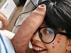 Spank my face with one big fuckpole