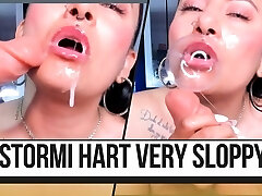 ENJOYING YOUR COCK ON MY FACE COVERED IN SALIVA AND VERY HOT SPIT STORMIHART Highly Dirty AND MESSY Webcam MODEL COLOMBIA