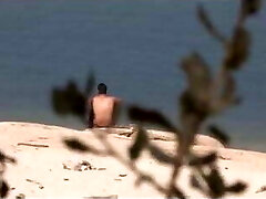 A stranger falls for Jotade's hefty stiffy at the nudist beach