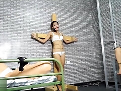 China restrain bondage - three Chinese girls