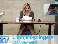 Camsoda - JOI reporter Lilith Moaningstar wanking