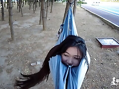 Chinese Bondage - Awkward Public Restrain Bondage