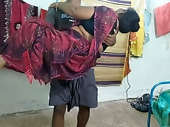 Mother in law was standing inside I hugged her and had lovemaking with her real homemade