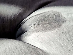 I Spit and Rub Hot Cameltoe Pussy