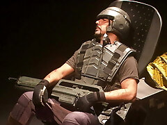 In a future where chicks predominate they love having wild threesomes with horny soldiers In a future where chicks predominate they love having wild threesomes with horny soldiers