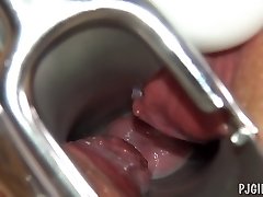 Violeta&#039;s ejaculations with a plug in her vagina