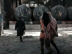 The restrain bondage factory of punishment for Master sex slaves