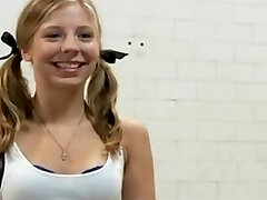 Chastity Lynn : Lesbo gal got herself a castigate crew fuck