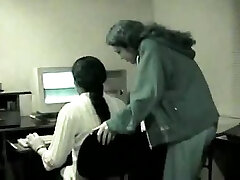 Going lezzy with my cute co-worker in the office