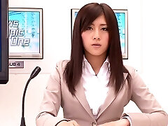 Yuria Ashina, Risa Murakami, Kyoka Mizusawa, ASUKA 2 in Killer Announcer Upskirt part Three