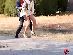 Public nudity video with crazy sharking action in Japan