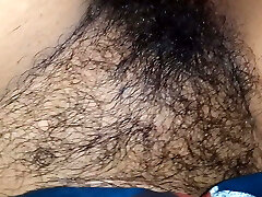 Surya fucking hot wife fingering fur covered pussy