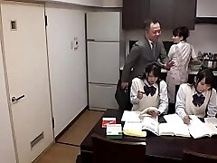 asian step father fuck his teen
