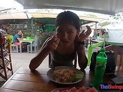 Real amateur Thai teen cutie pulverized after lunch by her temporary beau Real amateur Thai teen cutie pulverized after lunch by her temporary beau