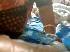 As a dame from Kozhikode, Kerala, the teacher is having fun by putting water on her husband's penis