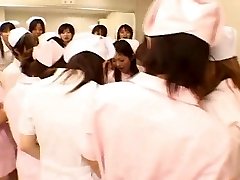Asian nurses love bang-out on top