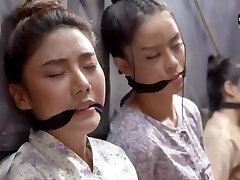 Trio Thai Women Cleave Gagged