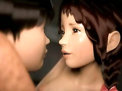 Animated tasting a old fat stiffy