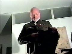 Gay Military Daddy with white Beard