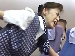 Japanese matures cabin attendants service 