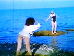 क्लासिक यूनानी विंटेज सेक्स द्वीप पर्यटकों के फिल्म 