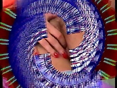 Retro Solo Fisting with standard Fake Penis