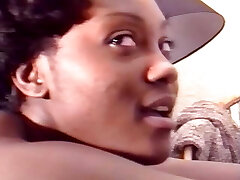 French ebony gets banged by two white man rod's