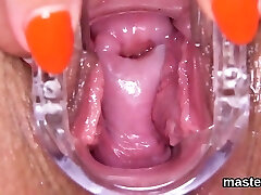 Insatiable czech kitten gapes her narrow slit to the peculiar 