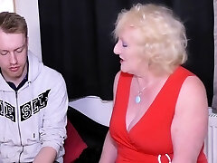 AgedLovE Platinum-blonde Mature an Youngster Hardcore Fuck