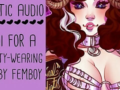 My Panties-Wearing Submissive Femboy - My Good Dame - Erotic Audio ASMR Roleplay Lady Aurality
