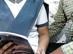 Schoolgirl ashu teaches her teacher first sex experience with Hindi audio 