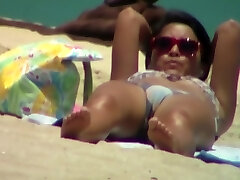 Busted while filming swimsuit cameltoe