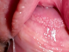 Close up plow with my horny roommate and cum on shaved pussy Close up plow with my horny roommate and cum on shaved pussy