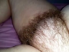 Neighbor taped extremely ugly hairy cunt of his too chubby wife